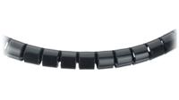 shr-15-ppb Essentra Polypropylene Black Cable Sleeve, 15mm Diameter, 50m Length, SHR-15-PPB Series
