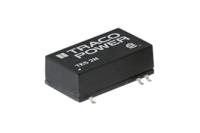 tes-2n-1221 TRACOPOWER TES 2N DC-DC Converter, ±5V dc/ ±200mA Output, 9 → 18 V dc Input, 2W, Surface Mount, +85°C Max Temp