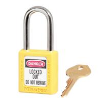 410ylw Master Lock Yellow 1-Lock Safety Padlocks