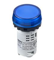 yw1p-1buqm3s Idec, IDEC YW, Panel Mount Blue LED Pilot Light, 22mm Cutout, 230/240V ac