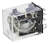 ly2-48vdc Omron PCB Mount Power Relay, 48V dc Coil, 10A Switching Current, DPDT