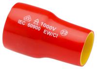 2380019 STAHLWILLE 3/8 in Drive 19mm Insulated Standard Socket, 12 point, VDE/1000V, 50 mm Overall Length