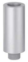 96069804 Werma Silver Extension Tube for use with Kompakt 37 Signal Tower