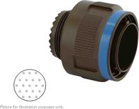 8d515w19pn Souriau Sunbank by Eaton, 8D, Copper Alloy 19 Way MIL Spec Circular Connector Plug, Pin Contacts,Shell Size 15, Screw
