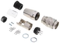 c09131h0051002 Amphenol Industrial, C 091 D 5 Pole M16 Din Plug, 5A, 300 V ac/dc IP67, Screw On, Male, Cable Mount