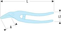 88332 Facom 320 mm Right Shears for Steel