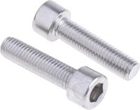 304-4514 RS PRO Stainless Steel Hex Socket Cap Screw, DIN 912, M10 x 40mm