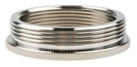 52104503 Lapp Cable Gland Adaptor, PG36 Exterior Thread, M40 Interior Thread, Nickel Plated Brass, SKINDICHT Series