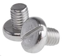 914-1589 RS PRO Slot M5 Pan A2 304 Stainless Steel Machine Screws DIN 85 x 6.0mm