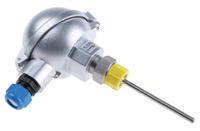 csrif100pt100clad6rs1 Correge PT100 RTD Sensor, 6mm Dia, 100mm Long, 3 Wire, 1/2 GCY, Classe A +500°C Max ATEX