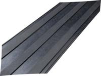 baocfl22100ep5n ID Group Black Edge Protector Strip Natural Rubber Strip 100cm x 220mm x 5mm