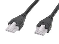 215330-0420 Molex 4 Way Female Mini-Fit Jr. to 4 Way Female Mini-Fit Jr. Wire to Board Cable, 2m