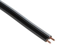 207-5345 RS PRO 2 Core Speaker Cable, 0.34 mm² CSA, 1.8mm od, 100m, Black
