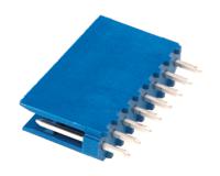 281695-8 TE Connectivity AMPMODU HE14 Series Straight Through Hole PCB Header, 8 Contact(s), 2.54 mm Pitch, 1 Row, Shrouded