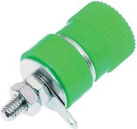 208-0290 RS PRO Green Female Banana Socket, 4 mm Connector, Solder Termination, 24A, 30V, Nickel Plating