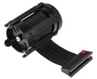 829-9090 RS PRO Black Nylon, Polyester Retractable Barrier, 2.8m, Black Tape