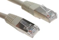 cr503b2 Decelect, 2m Cat5, Grey RJ45 to Male RJ45 Male, F/UTP Shielded, Terminated PVC Sheath