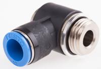 qslv-g12-12-i Festo QS Series Elbow Threaded Adaptor, G 1/2 Male to Push In 12 mm, Threaded-to-Tube Connection Style, 186156