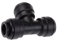 pm0210e John Guest PM Series Tee Tube-to-Tube Adaptor Push In 10 mm, Push In 10 mm to Push In 10 mm, Tube-to-Tube Connection