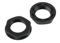822-9836 RS PRO Black Nylon 66 Cable Gland Locknut, M16 Thread, IP68