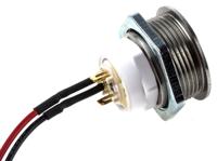 48m-111b ITW Switches 48M Series Illuminated Push Button Switch, Momentary, Panel Mount, 19.43mm Cutout, SPST, Blue LED, 48V dc,