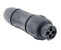 utsx1jc104s Souriau Sunbank by Eaton Circular Connector, 4 Contacts, Cable, Standard Connector, Socket, Female, IP68, IP69K, UTSX