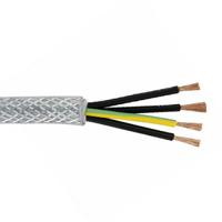 196-4683 RS PRO SY Control Cable, 4 Cores 1 mm², Screened, 50 m, Transparent Polyvinyl Chloride Sheath