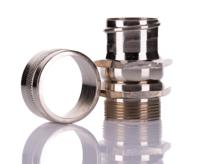 214-9564 RS PRO Swivel, Conduit Fitting, 32mm Nominal Size, M32, Brass, Silver IP54 rating