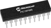 pic16f685-ip Microchip, 8 bit PIC, PIC16F685 Microcontroller, 40 MHz, 7kB FLASH, 20-Pin PDIP