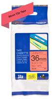tze-461 Brother Black on Red Label Printer Tape, 8 m Length, 36 mm Width