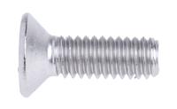 158-3613 RS PRO Pozi M4 Countersunk A4 316 Stainless Steel Machine Screws DIN 965 x 12.0mm
