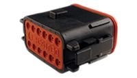 dt06-12sb-ce06 Deutsch, DT Automotive Connector Plug Grey Plug-In 12 Way, Crimp Termination DT06-12SB-CE06