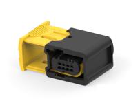 1-2366768-1 TE Connectivity, Heavy Duty Sealed Connector Series Automotive Connector Socket Black Cable Mount 4 Way, Wire