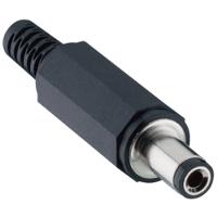 1634-02 Lumberg, 1634 DC Plug Rated At 3A, 24 VDC, Cable Mount, length 46.5mm, Nickel Plated