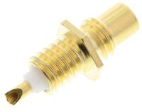 r112553000 Radiall, Jack Panel Mount SMC Connector, 50Ω, Solder Termination, Straight Body