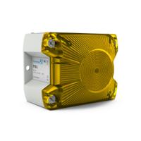 21510803055 Pfannenberg PY X-S-05 Series Yellow Flashing Beacon, 24 V dc, Panel Mount, Xenon Bulb, IP66