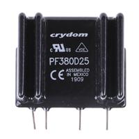 pf380d25 Sensata Crydom Solid State Relay, 25 A rms Load, PCB Mount, 530 V rms Load, 15 V Control