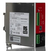 192-7573 RS PRO Switched Mode DIN Rail Power Supply, 85 → 264 V ac / 110 → 345V dc ac, dc Input, 23 → 28V