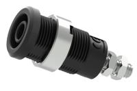 3265-i-n Electro PJP Black Female Banana Socket, Plug In Termination, 25A, 600 → 1000V