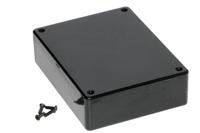 1591gbk Hammond 1591 Series Black Flame Retardant ABS Enclosure, IP54, Black Lid, 121 x 94 x 34mm