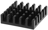 ickbga21x21 Fischer Elektronik Heatsink, Universal Square Alu, 24.3 → 8K/W, 21 x 21 x 6mm, Conductive Adhesive, Conductive