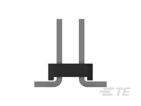 2842144-4 TE Connectivity AMPMODU Series Straight Surface Pin Header, 8 Contact(s), 2 mm Pitch, 2 Row, Unshrouded