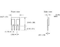 sr10-0010-1 Caddock SR10 10 mΩ, SR10 Micronox Resistance Film Surface Mount Resistor ±1 % 1 W - SR10-0.010-1%