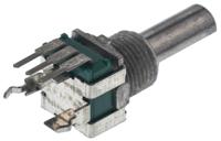 rk09l1140a2u Alps Alpine RK09L 10kΩ Rotary Potentiometer 1-Gang, Panel Mount (Through Hole), RK09L1140A2U