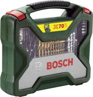 2607019329 Bosch 70-Piece Twist Drill Bit Set for Multi-Material, 32mm Max, 1.5mm Min, HSS Bits