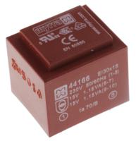44166 Myrra 15V ac 2 Output Through Hole PCB Transformer, 2.5VA