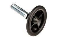 a040014 Nu-Tech Engineering M10 PA Reinforced Nylon Levelling Adjustable Foot, 500kg Static Load Capacity