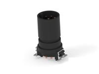 254317-e ERNI Male PCB Circular Connector Contact, Contact Size 12.84mm