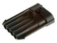 12162102 Delphi, Metri-Pack 150 Automotive Connector Plug Black Cable Mount 4 Way, Crimp Termination
