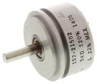 157s502mx Vishay 157 5kΩ Rotary Potentiometer 1-Gang Servo Mount, 157S502MX